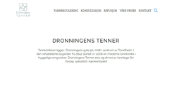 Desktop Screenshot of dronningenstenner.no