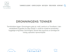 Tablet Screenshot of dronningenstenner.no